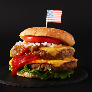 ワイルディＭＥＧＡチーズバーガー
